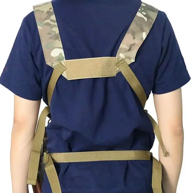 Best Selling Tactical Gear Camouflage Molle Chest Rigs Durable Tactical Chest Rig Outdoor Harness Tactical Rig Vest military Tactical Equipment Gear Hunting Vest Tactical Chest Harness MOLLE Rig Heavy Duty Tactical Chest Rig Vest