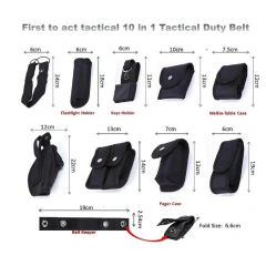 Mountaineering Modular Equipment System Security Tactical Belt Duty Utility Versatile Modular Versatile Design Work Hunting Belt  Adjustable Training durable Wholesale Tactical Belt Wear-resistant Waterproof multifunctional Tactical Belt