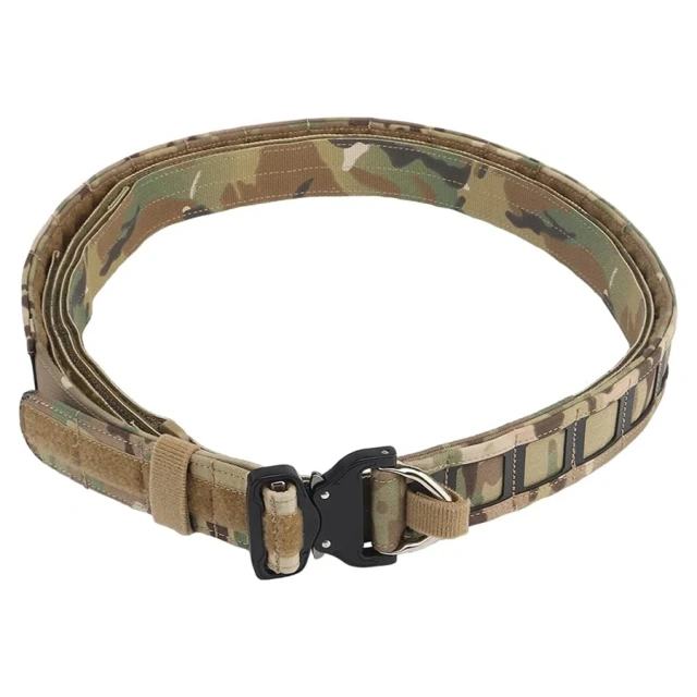 Wear-resistant Adjustable Training Durable Quick Release Sports Tactical Belt Men Hiking Nylon Web Work Belt   Multifunctional outdoor Tactical Belt High Quality Training Equipment Belts practical Outdoor Hunting Multifunctional Set
