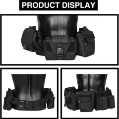 Wholesale Premium Durable Tactical Sport Enthusiasts Belt with Pouches High Density Security Duty Equipment Duty Belts  Modular Equipment sport enthusiasts Adjustable Tactical Belt Camping and Everyday Use Duty practical Training Utility Waist Belt
