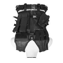 Breathable Security Training Vest  Youth Adjustable Adults Training vest for men Quick Release outdoors Breathable Vest   Training stab-proof Sports Training vest outdoors Breathable Paintball Vest
