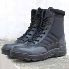 Durable Tactical Oxford Boots Desert Boots Outdoor Hiking Boots Ankle Shoes wear-resistant Tactical Men Work Shoes  Fashion Work Men's Tactical Boots Breathable Hiking Anti-skid Thick Platform Camping Outdoor Trekking Sports Oxford Sneakers