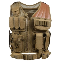 Customized Thickened Breathable Tactical Vest for Assault Outdoors Field Training Vest High Quality Tactical Equipment Vest  Training Weight Vest Fully Adjustable Wear-resistant Lightweight stab-proof Sports Training vest