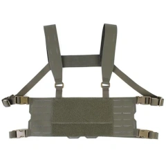 Customized Heavy Duty Tactical Style Chest Rig Wide Harness Tactical Vest Chest Hanging Tactical Chest Rig for Hunting Customized Outdoor Hunting Training Vest Chest Rig Heavy Duty Tactical Rig Vest with Mag Pouch Tactical Chest Vest Rig