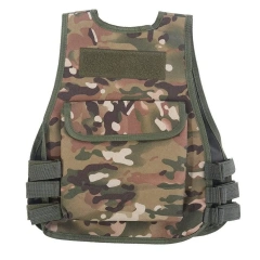Wholesale Camouflage Vest Wear Kid Durable Portable Children Game Entertainment Outdoor Thickened Climbing Vest  Hot selling Style Adaptive Vest Heavy Version Quick Release Training Vests
