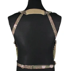 Customized Heavy Duty Camouflage Chest Rig Protective Tactical Vest for Hunting Multi-pouches Tactical Carrier Vest Best Selling Tactical Chest Gear Vest Training Hunting Vest with Magazine Pouch Camouflage Harness Chest Rig