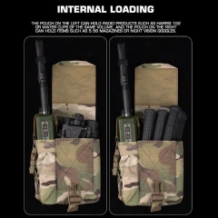 Custom Tactical Chest Rig Lightweight Quick Release Outdoor Game Hunting Bag Chest Rig Tactical Vest With Pouch Tactical Micro Chest Vest Mini Style Tactical Chest Rig Multifunctional Camouflage Chest Rig for Unisex