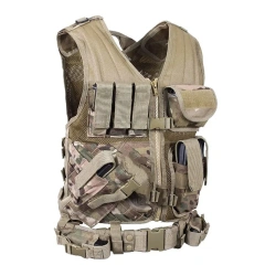 Wholesale Wear-Resistant Durable Training Tactical Vest Lightweight Training Vest High Quality Thickened Tactical Hunting Vest  high-quality Durable Elastic Training Vest Adjustable outdoors Breathable Vest for Men