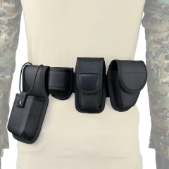 Lightweight Detachable Mountaineering Modular Equipment Tactical Duty Belts Kit with Pouches Duty Belt Rig Duty Gear Kit  Men's high-quality Training Durable Tactical Belt Heavy Duty Webbing Adjustable Style Nylon Belts