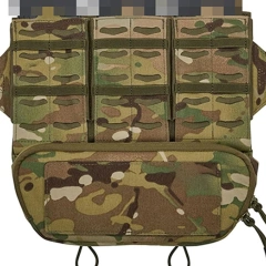 Durable Tactical Chest Rig Adjustable Waterproof Elastic Training Vest Chest Rig with Pouch Tactical Belly Chest Rig Elastic Tactical Chest Rig with Mag Pouch Outdoor Tactical Vest Chest Rig Heavy Duty Tactical Molle Chest Rig