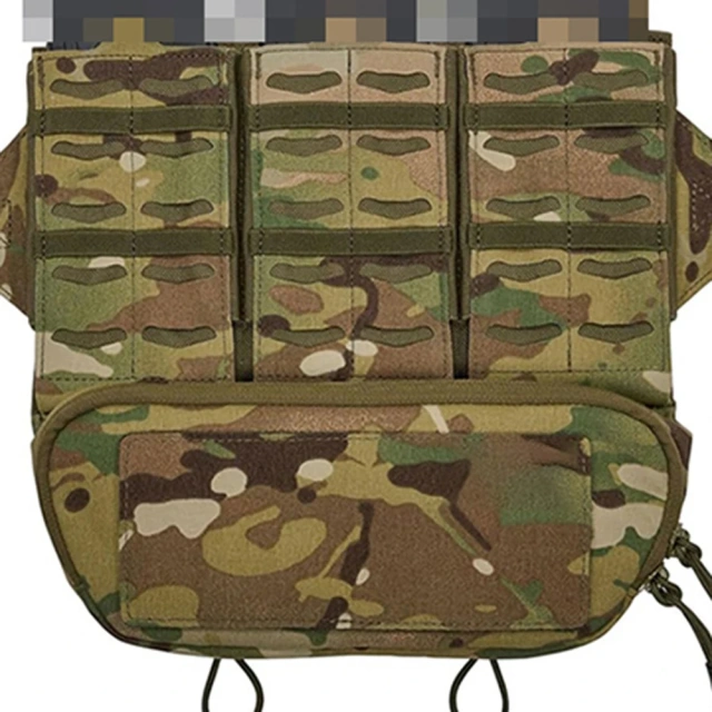 Durable Tactical Chest Rig Adjustable Waterproof Elastic Training Vest Chest Rig with Pouch Tactical Belly Chest Rig Elastic Tactical Chest Rig with Mag Pouch Outdoor Tactical Vest Chest Rig Heavy Duty Tactical Molle Chest Rig