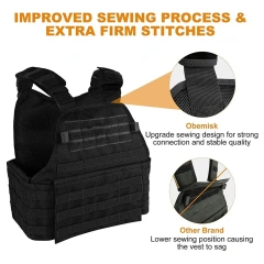 600D Polyester Training Vest Lightweight Outdoor Assault Training Vest Adjustable Breathable Training Vest for Adults  Training outdoors Breathable Vest Adjustable Assault Training Paintball Vest Triple high-quality Training durable adjustable Vest