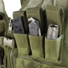 Hot Selling Lightweight Durable Tactical Vest Wear-Resistant Tactical Training Vest Multi-purpose Outdoors Tactical Vest  Sports Vest 600D Encryption Polyester Adjustable Lightweight Assault Vest for Games or Training