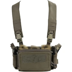 Top Selling Tactical Micro Chest Vest Camouflage Tactical Safety Chest Rig Vest Multi-functional Tactical Chest Rig Vest Best Selling Tactical Equipment Chest Rig High Quality Molle Tactical Vest with Pouch Outdoor Tactical Hunting Vest