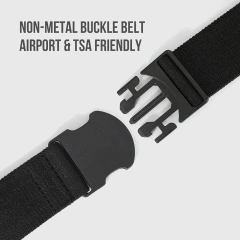 Men Sports Elastic Stretch Belt Unisex Adventure Web Belt Women Men with Non-Metal Buckle Adjustable Tactical Belt  Adjustable Multi-functional Training Security Duty Belt Suitable For Outdoor Tactical Duty Missions outdoor Tactical Belt Set