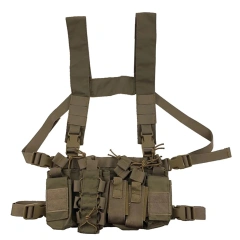 Customized Outdoor Hunting Training Vest Chest Rig Heavy Duty Tactical Rig Vest with Mag Pouch Tactical Chest Vest Rig Custom Tactical Equipment Chest Rig Outdoor Protective Tactical Rig for Chest High Quality Tactical Chest Rig Bag