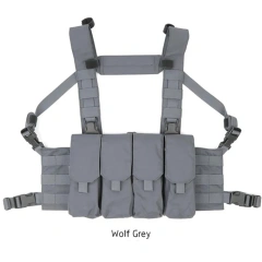 Wholesale Tactical Quick Release Chest Rig Vest High Quality Tactical Mole Vest Chest Rig Tactical Hunting Vest Bag Training Equipment Hunting Chest Vest Tactical Vest MOLLE Chest Rig Quick Release Tactical Belly Chest Rig