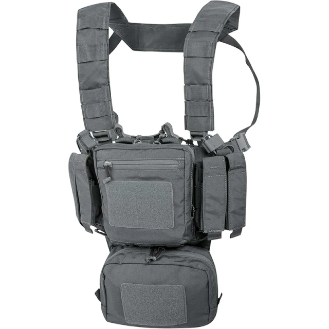Custom High Quality Tactical Training Mini Rig Outdoor Durable Protective Safety Vests Chest Tactical Carriers Chest Rigs Top Selling Outdoor Tactical Accessory Chest Rig Sports Tactical Molle Vest Pouch Bag Carrier Tactical Camouflage Chest Rig