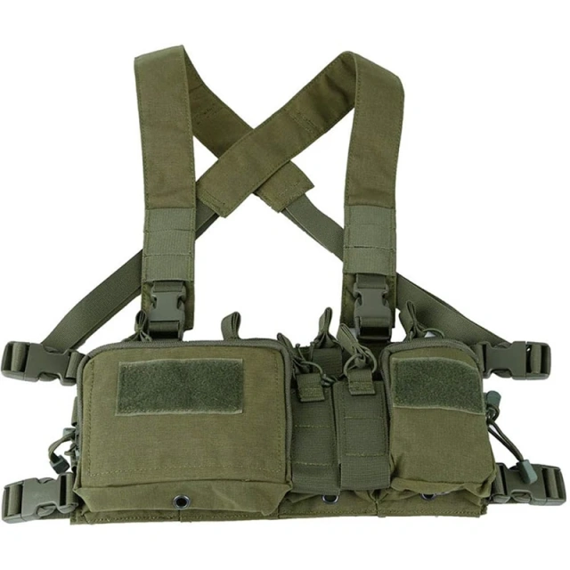 Outdoor Wear Resistant Hunting Vest Tactical Chest Rig Bag Molle Vest Tactical Camouflage Chest Rig Customized Tactical Chest Rig Training Vest Tactical Vest Micro Chest Rig with Pouches Tactical Molle Chest Rig