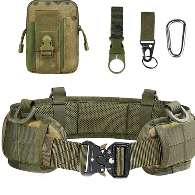 Hot Selling Wear-resistant Outdoor Belt Multi Functional Quick Release Waist Sealing Nylon Belt  High Quality Tactical Multifunctional Duty Belt Kit with Pouches Utility Belt Rig Camping and Everyday Use Duty Utility Waist Belt