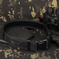 Wear-resistant Lightweight Nylon Adjustable Quick Release Wear-Resistant Men Tactical Belt Heavy Duty Work Belt  High density Material Adjustable outdoor multifunctional pockets Quick Release Tactical Heavy Duty sport enthusiasts Belt