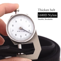 Training Durable Outdoors Thicken Nylon Web Belts Men Cut to Fit Wear-resistant Heavy Duty Tactical Work Belt  Wholesale Durable Ratchet Belts Nylon Web Belts Casual with Automatic Buckle Adjustable Golf Tactical Nylon Belt