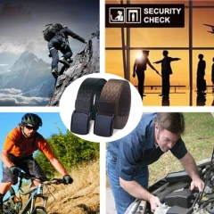 Waterproof Multifunctional Wear-resistant Nylon Belt Adjustable Training Outdoor Web Belt Tactical Webbing Belt  Premium Adjustable Multi-functional Camouflage Training Waist Outdoor Belt Multi functional Carrying Equipment Waist Belt