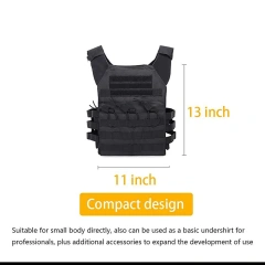Top Selling Outdoors Training Vest Adjustable Assault Training Vest Ultra-Light Breathable Tactical Vest for Hunting  high-quality Durable Waterproof multifunctional Wear-resistant Training Vest Camo Hunting Vest