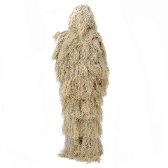 Factory Wholesale Price Camouflage Hunting Suit Breathable Ghillie Suit Hunting Clothing for Adult Hunting Camouflage Clothing Windproof Breathable Jungle Tactical Camouflage Clothing  Adult Camouflage Ghillie Suit