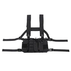 Tactical Gear Chest Rig Vest Bag Tactical Vest Chest Rig with Magazine Pouch Heavy Duty Molle Tactical Vest Custom Tactical Chest Rigs Tactical Chest Hanging Vest with Magazine Pouch Camouflage Molle Chest Rigs
