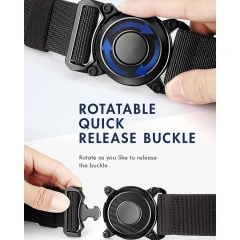 High Quality Men Fashionable Multifunctional Tactical Belt Wear-resistant Durable Stretch Nylon Web Tactical Belt  Durable Adjustable Tactical Waist Support Duty Utility Belts With Pouch Training multifunctional Duty Tactical Belt