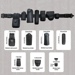 High Quality Premium Adjustable Tactical Duty Belt Set High Density Material Nylon Adjustable Quick-Release Tactical Belt   Wear-resistant Sports Reversible Training durable outdoors Ratchet Belt Nylon Web Golf Tactical Belt