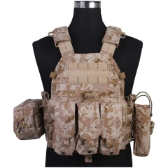 High Quality Breathable Wholesale Outdoors Tactical Vest Breathable Tactical Training Vest High Quality Training Hunting Vest Training Vest assault Vest Outdoor Multi-Function stab-proof Sports EVA Thick