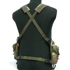 High Quality Outdoor Tactical Chest Rig Hunting Vest Molle Pouch Hunting ACU Tactical Vest with Magazine Pouch Men Nylon Tactical System Chest Rig High Quality Tactical Vest with Magazine Pouch Tactical Carrier Chest Rig