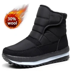 Outdoor Waterproof Tactical Casual Boots High Quality Men Non Slip Platform Boots Plush Warm Oxford Winter Boot Men Tactical Boots Desert Waterproof Work Shoes Military wear-resistant Hiking Shoes Ankle Outdoor Tactical Oxford Boots