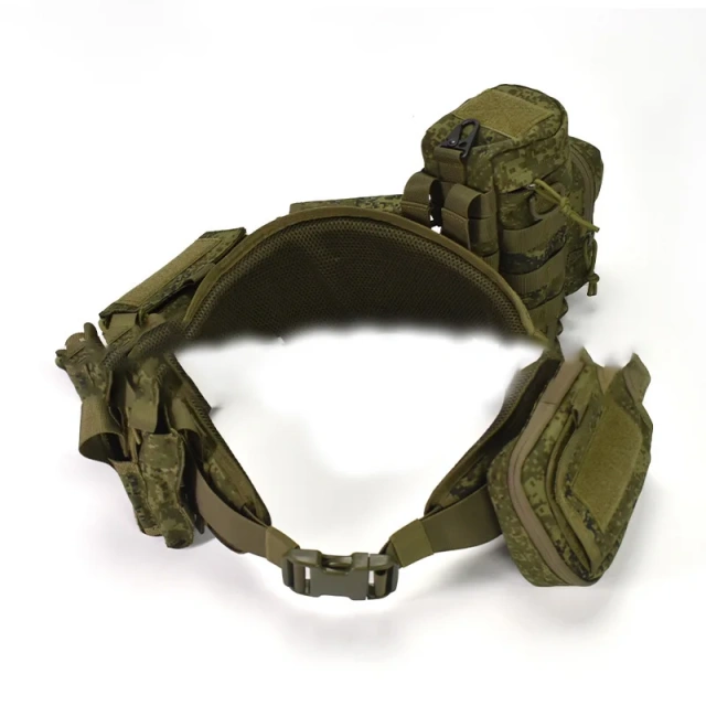 Outdoor Splash Proof Adjustable Waist Cover Set Waterproof Multifunctional Wear-resistant Waist Belt  Training Multifunctional Outdoor Tactical Heavy Duty Modular Equipment Belts High Duty Mountaineering Utility Belt with Pouches