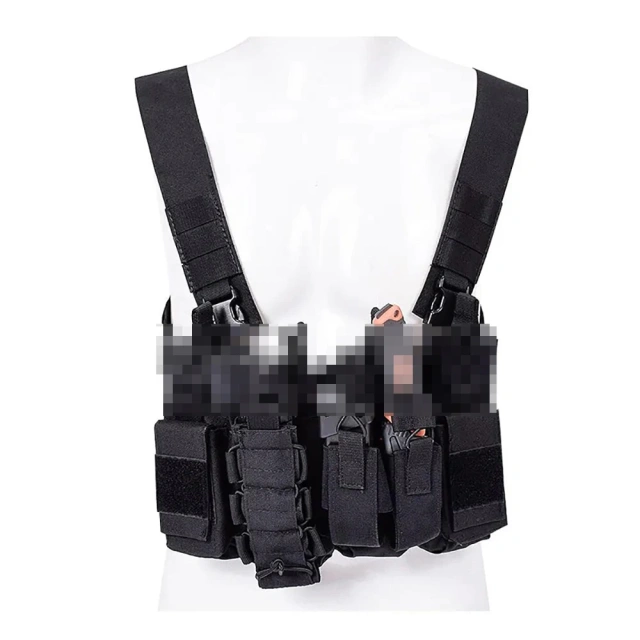 Wholesale Tactical Carrier Chest Rig with Pouches Tactical Micro Chest Rig Plate Carrier Vest Tactical Style Chest Rig military Tactical Chest Mini Rig Vest Good Quality Tactics Chest Rig Training Mini Rig with Pouch
