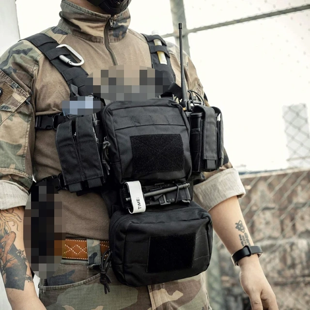 Detachable Tactical Molle Chest Rigs with Mag Pouch Adjustable Tactical Vest Rig Good Quality Tactical Chest Rig Detachable Tactical Molle Chest Rigs with Mag Pouch Adjustable Tactical Vest Rig Good Quality Tactical Chest Rig