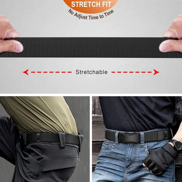 Training Maintaining Climbing Hiking Hunting Men Belt Wear-resistant Durable Tactical Stretch Web Nylon Belt  Outdoor Detachable Multifunctional Security Tactical Duty Utility Waist Belt Nylon Adjustable Modular Equipment Outdoor Duty Belts