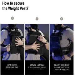 Oleaderbag Adjustable Workout Vest for Men and Women Designed for Endurance Strength and Crossfit Training Vest Working Out  Training Weighted Fitness Workout Vest Lightweight Resistant Nylon Adjustable Training Vest Adjustable Paintball outdoors Breathab