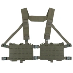 Field Tactical Chest Vest MOLLE System Tactical Chest Rig Camouflage Harness Vest Tactical Chest Rig Wholesale Tactical Accessories Chest Rig Men Nylon Molle System Chest Rig Tactical Rig Vest Tactical Rig Harness