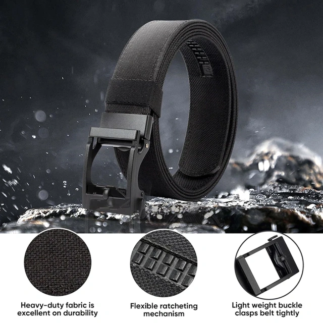 High Quality Adjustable Nylon Ratchet Belt Durable Multifunctional Concealed Carry Tactical Belt  High Duty Tactical Outdoor Security Duty Training belt Premium outdoor eight piece set detachable and adjustable training belts
