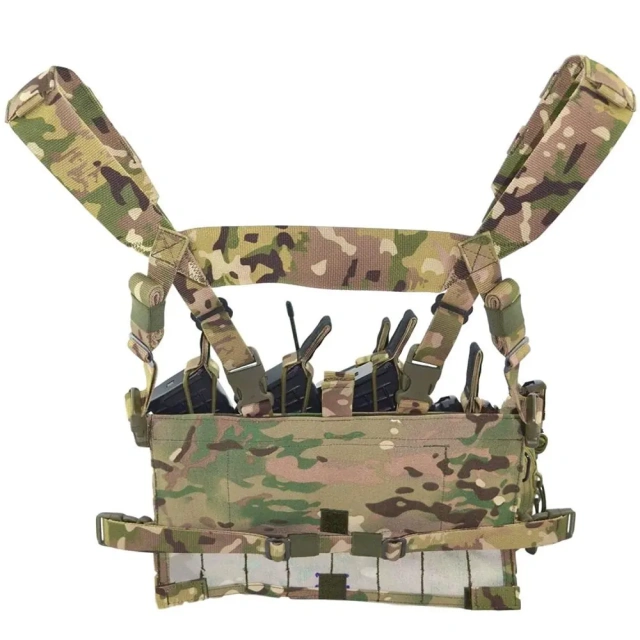 Adjustable Breathable Training Chest Rig Vest  Children Camouflage Vest Wear Kid Durable Portable Children Game Entertainment Outdoor vest  Training Low Profile Vest Durable Waterproof multifunctional Vest