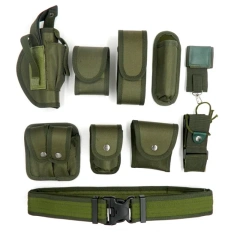 Hot Selling Adjustable Training Durable Multi Functional Outdoor Security Belt Oxford Camouflage Waist Belt  Wholesale Tactical Mountaineering Belt with Accessories Quick Release high density Material Rigger Belt Heavy Duty Belts