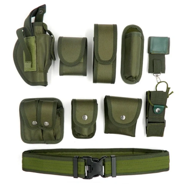 Hot Selling Adjustable Training Durable Multi Functional Outdoor Security Belt Oxford Camouflage Waist Belt  Wholesale Tactical Mountaineering Belt with Accessories Quick Release high density Material Rigger Belt Heavy Duty Belts