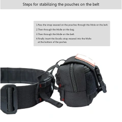 High Density Material Tactical Belt High Duty Tactical Duty Belts Sport Enthusiasts Utility Belt with Accessories Pouches High Quality Modular Equipment multifunctional Security Duty Equipment  Mountaineering Duty Web Belt Kit with Duty Tactical Belt