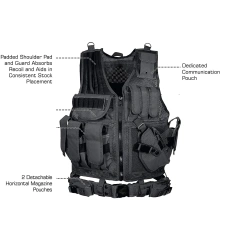 Wholesale Outdoor Good Quality Lightweight Training Tactical Vest Durable Training Vest Adjustable Tactical Vest for HuntingTraining Vest Hand for Outdoor Hunting outdoors Breathable Vest Adjustable durable security Training vest