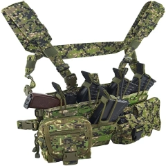 Training Molle Chest Rig Russian Durable Vest   Lightweight outdoors Convertible Vest high-quality Hunting Training security vest Adjustable Outdoor Training fashion Vest Training outdoors Breathable Vest
