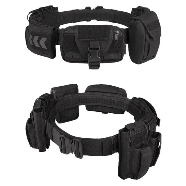 Durable Wholesale Hunting Equipment System Tactical Men Belt Waist Support Security Duty Wear-resistant Tactical Utility Belt  Fashionable Wear-resistant multifunctional Breathable Belt Duty Wear-resistant Quick Release Rigger Tactical Belt