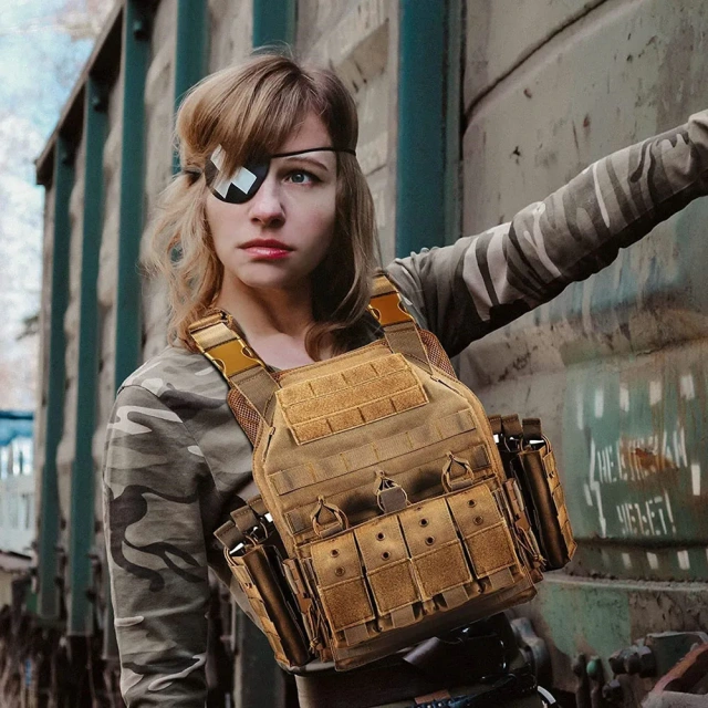 High Quality Youth Adjustable Adults Stab-proof Training Vest Men Quick Release Outdoors Thickened Breathable Vest  high-quality Durable Training Vest with Outer Pouches Assault Backpack and Hydration Pack